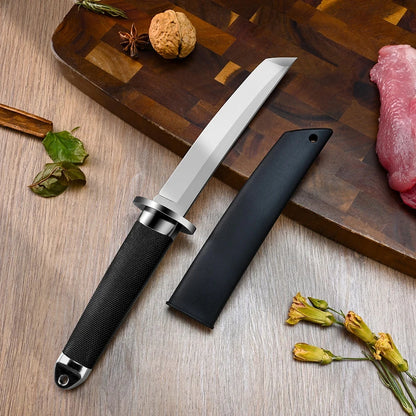 Samurai style kitchen knife