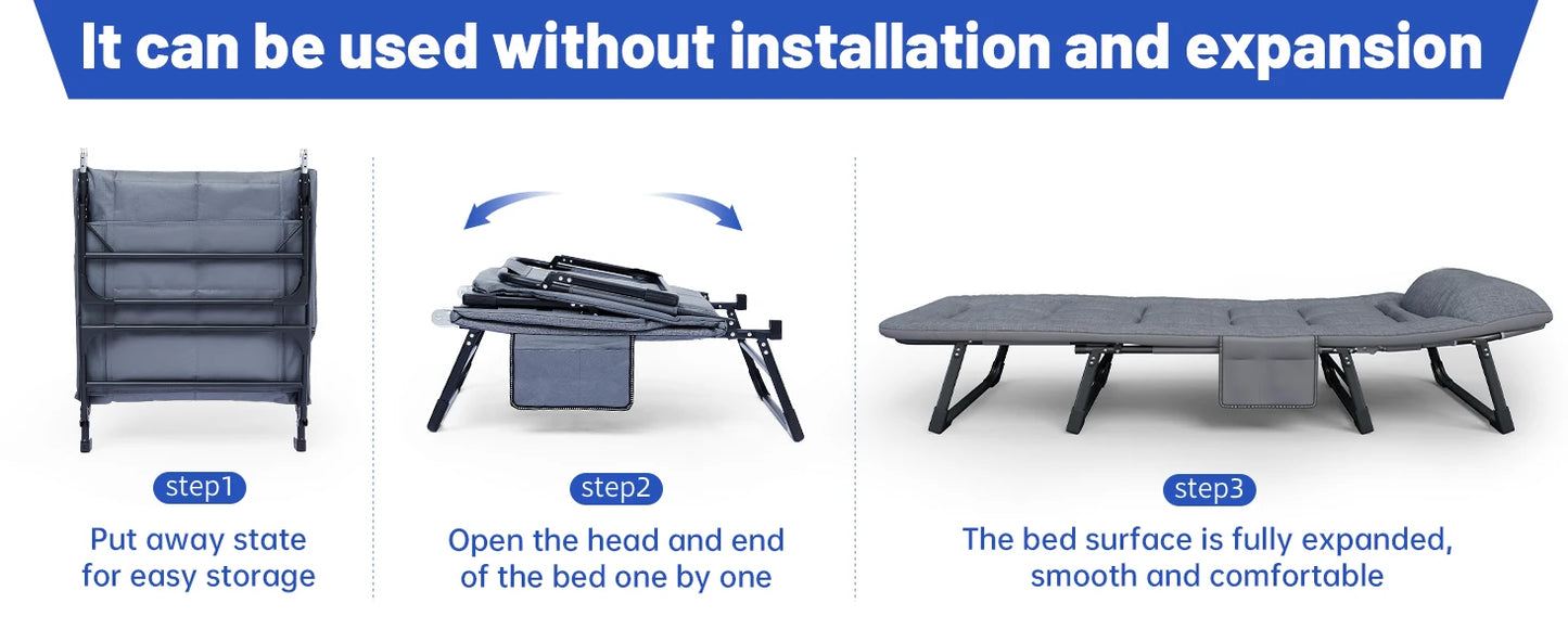 Folding Single Sofa Bed, Nap Lounge Chair