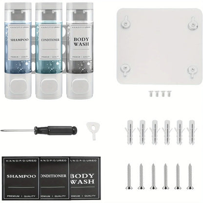 3-in-1 Shampoo Conditioner Body Wash Dispenser