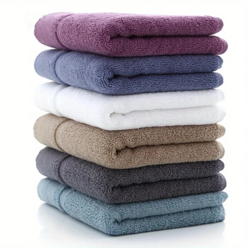 Solid Color Cotton Hand Towel, Face Towel