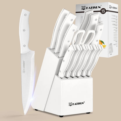 White Knife Set