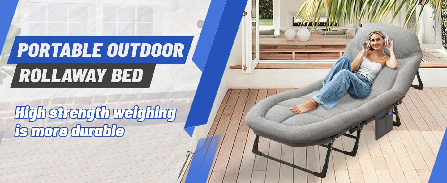 Folding Single Sofa Bed, Nap Lounge Chair