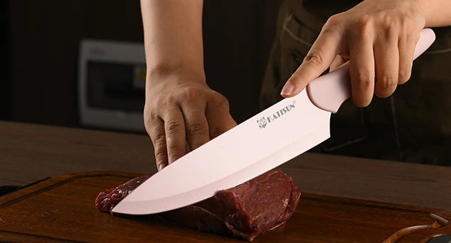 Pink Kitchen Knife Set