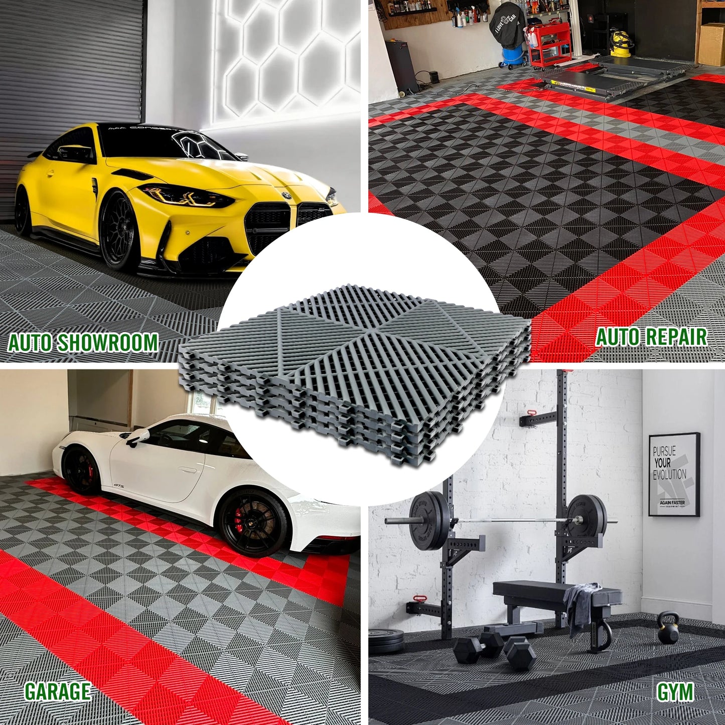 Interlocking Garage Floor Tiles