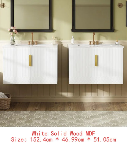 Bathroom Vanity Set with Separate Ceramic Sink