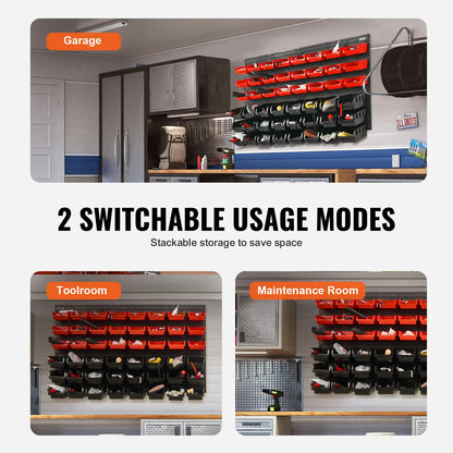 48pcs Parts Storage Bins