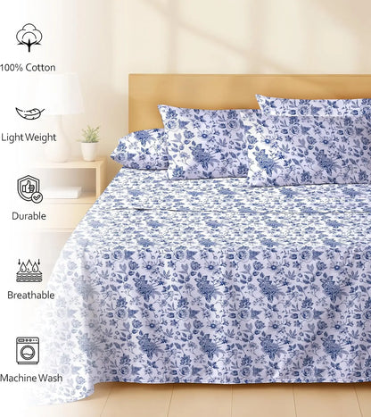 6-Piece Cotton Sheets Set