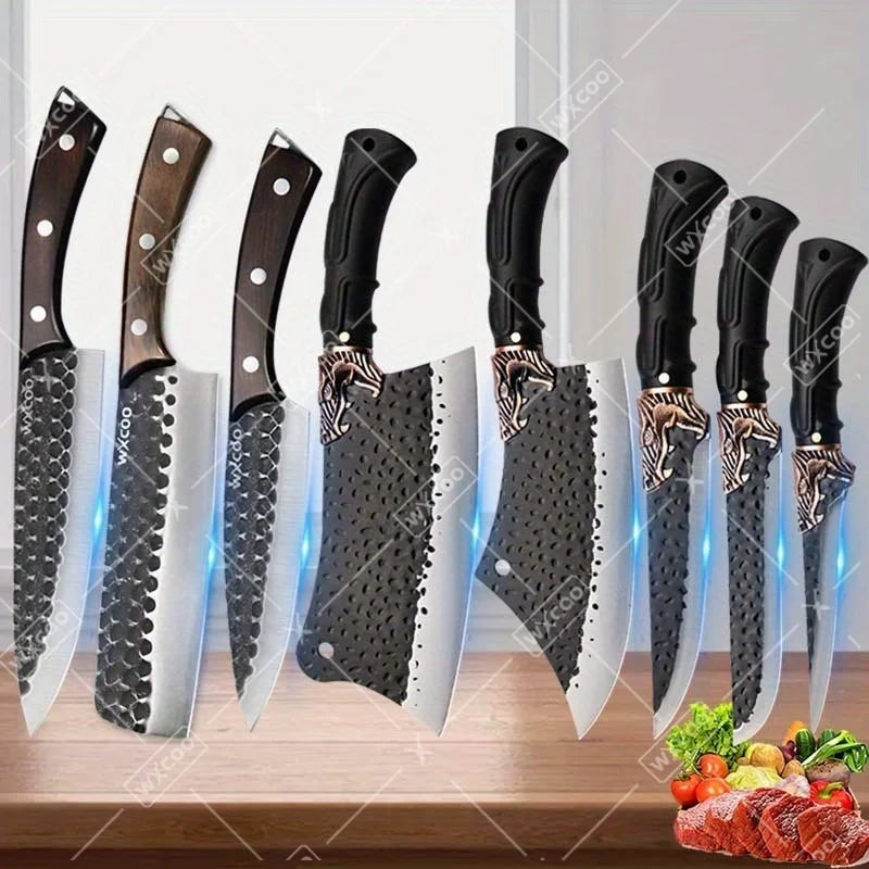 Chef Knife Set Forged Stainless Steel