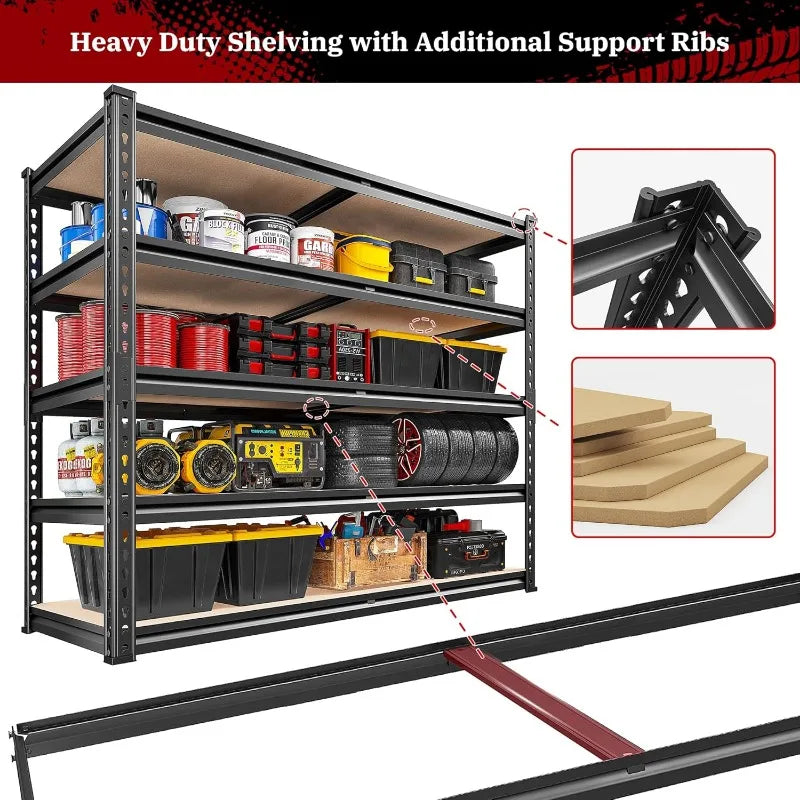 5 Tier Storage Shelves