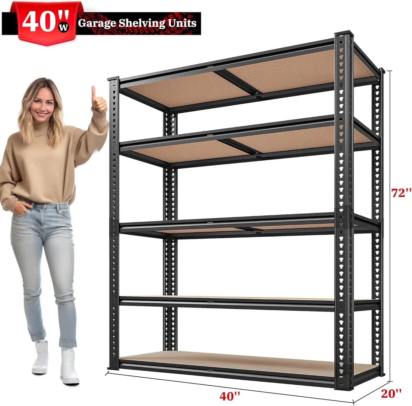 5 Tier Storage Shelves