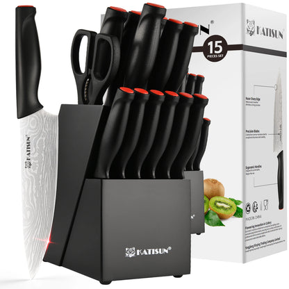 Kitchen Knife Block Set