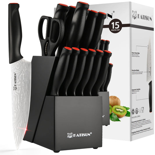Kitchen Knife Block Set