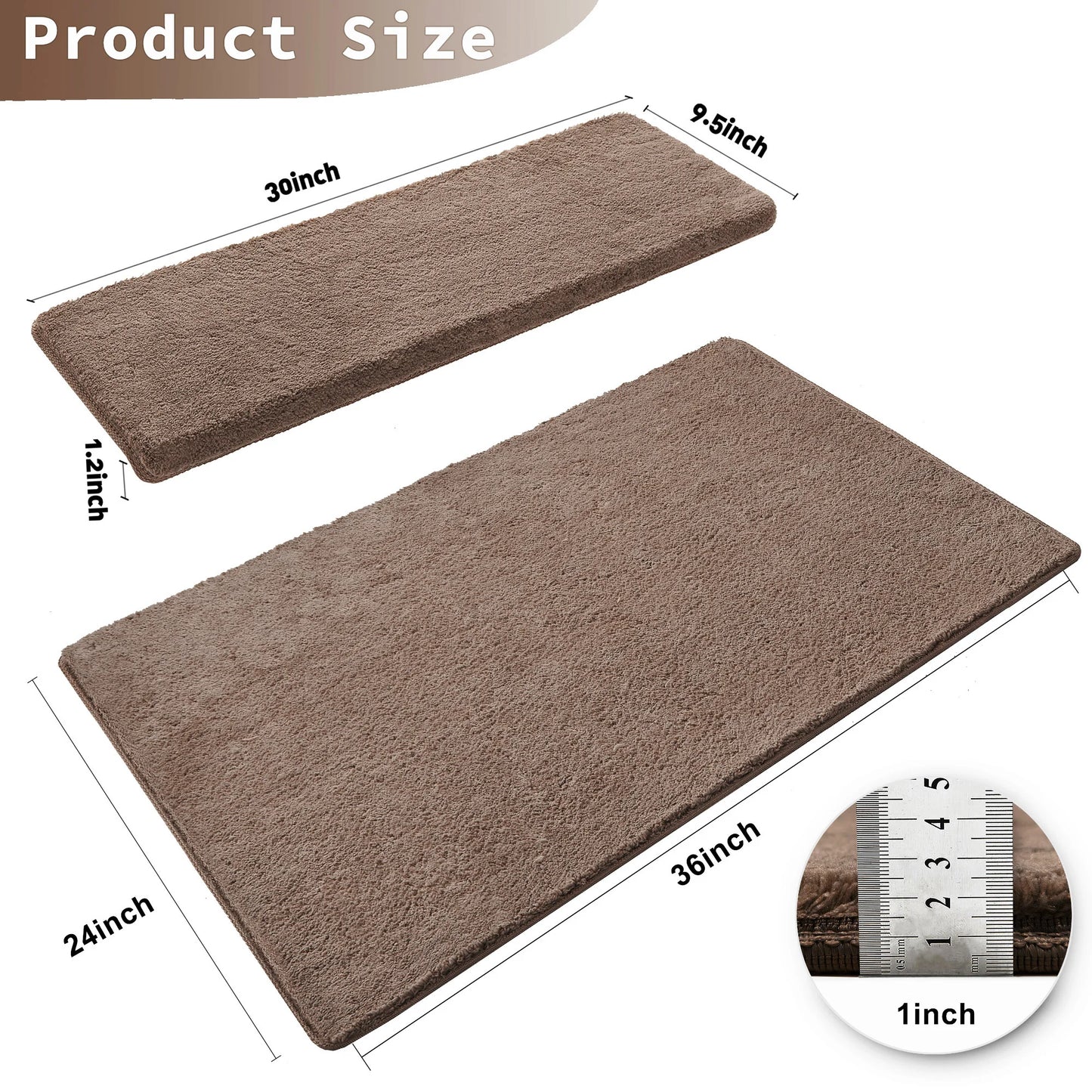 Bullnose Non-Slip Stair Treads