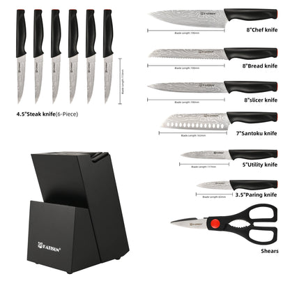 Kitchen Knife Block Set