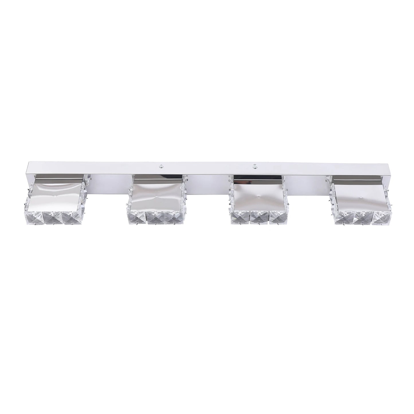 4-Head Crystal Mirror Light LED Wall Sconce