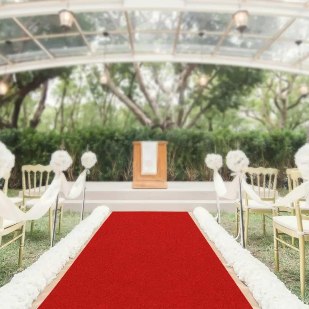 Red Outdoor Carpet Runner, Aisle Runner, Party Runner.