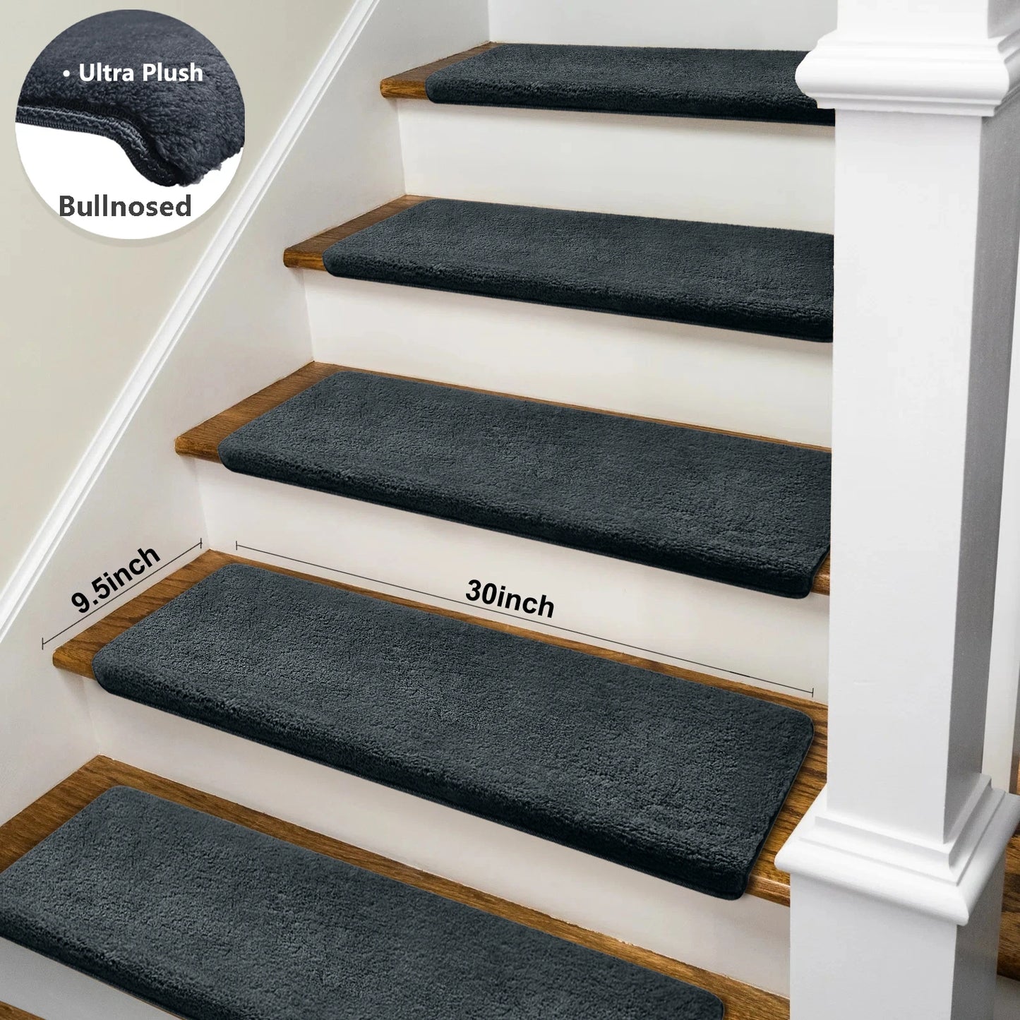Bullnose Non-Slip Stair Treads