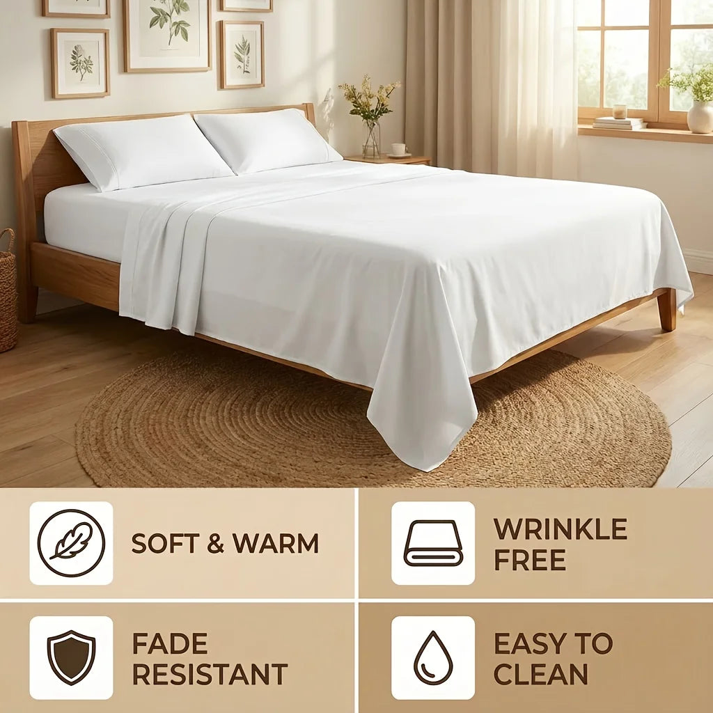 Bamboo Bed Sheets Set