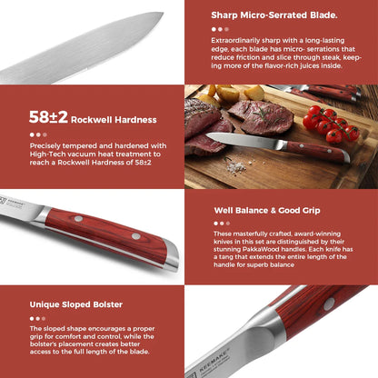 4 Piece Steak Knives Set