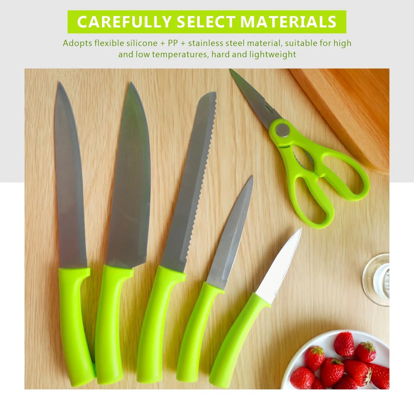 Knife Set Perfect for Various Cooking Tasks