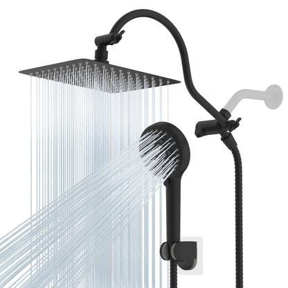Rainfall Shower Head Handheld Spray Combo