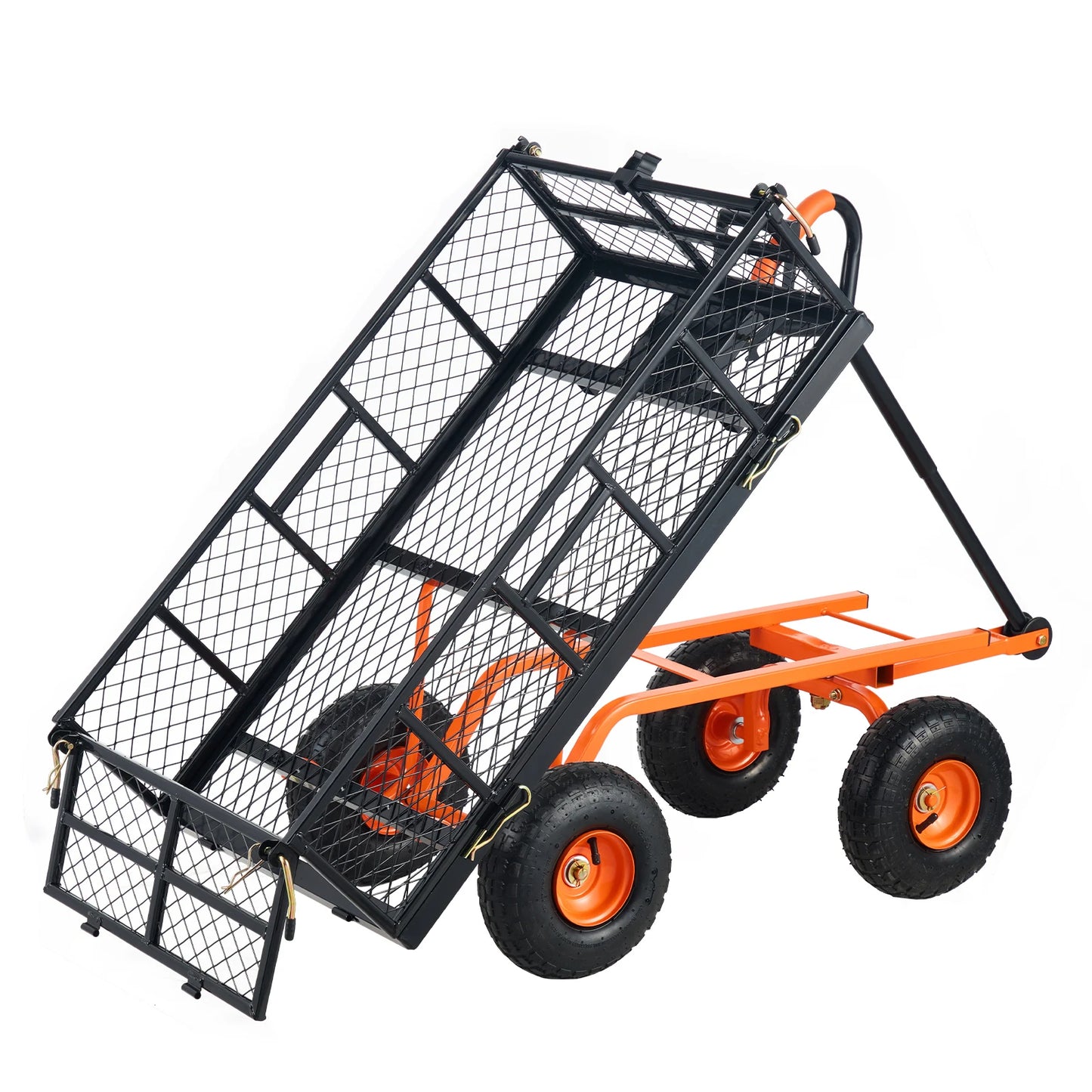 Sturdy Metal Garden Cart