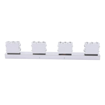 4-Head Crystal Mirror Light LED Wall Sconce