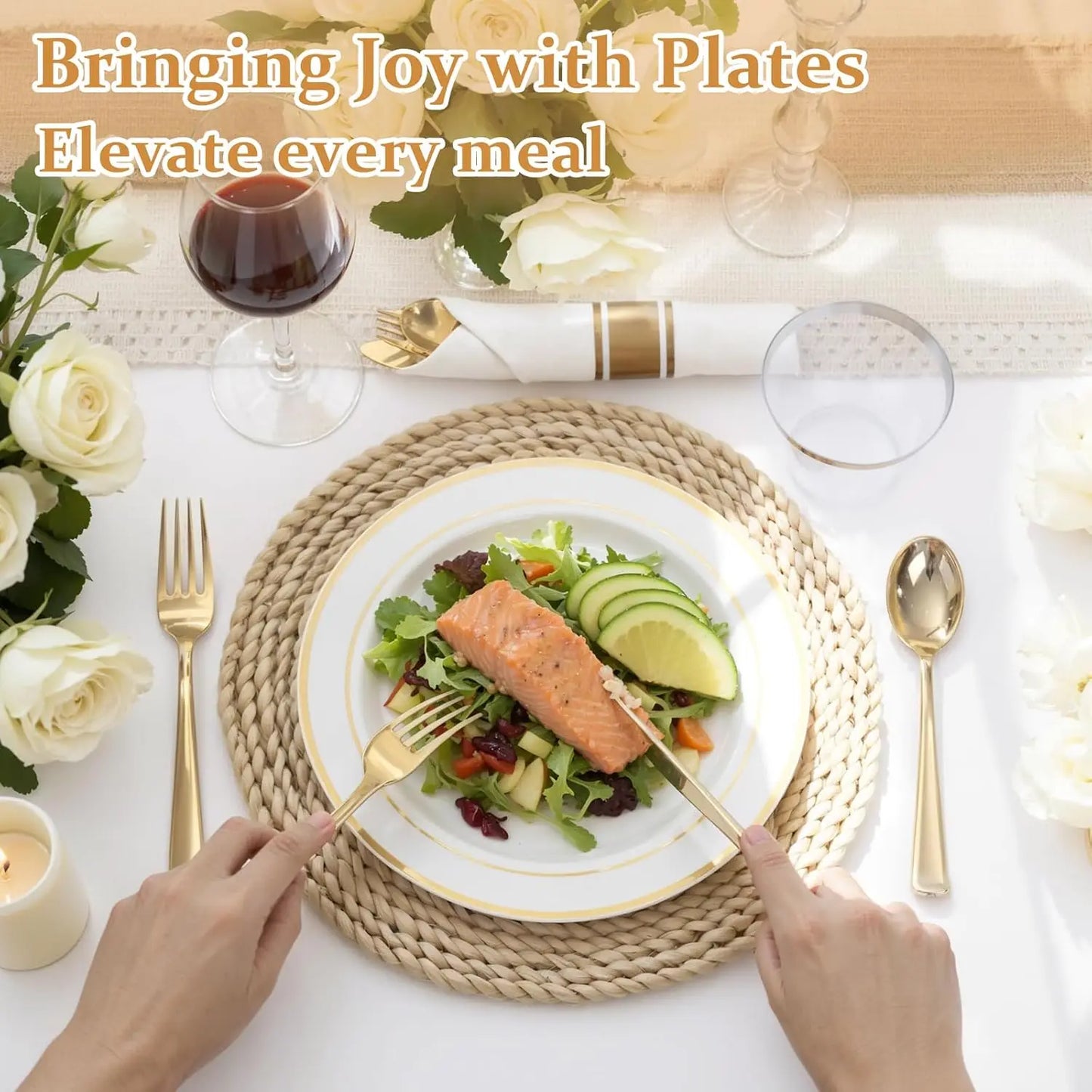 Dinnerware Set for 50 Guests
