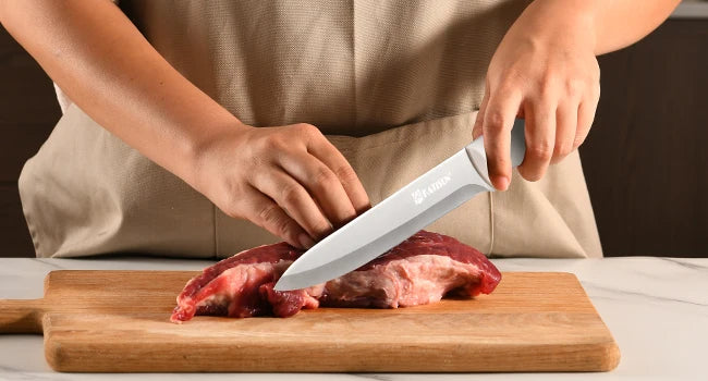 White Knife Set
