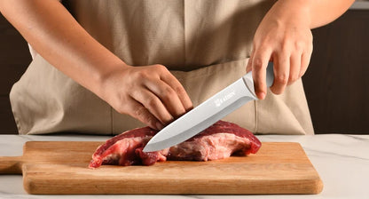 White Knife Set