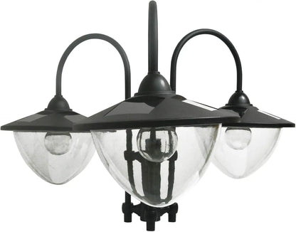 Solar LED Lamp Post Street Light with Planter, Automatic
