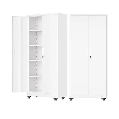 Metal Storage Cabinet with Wheels