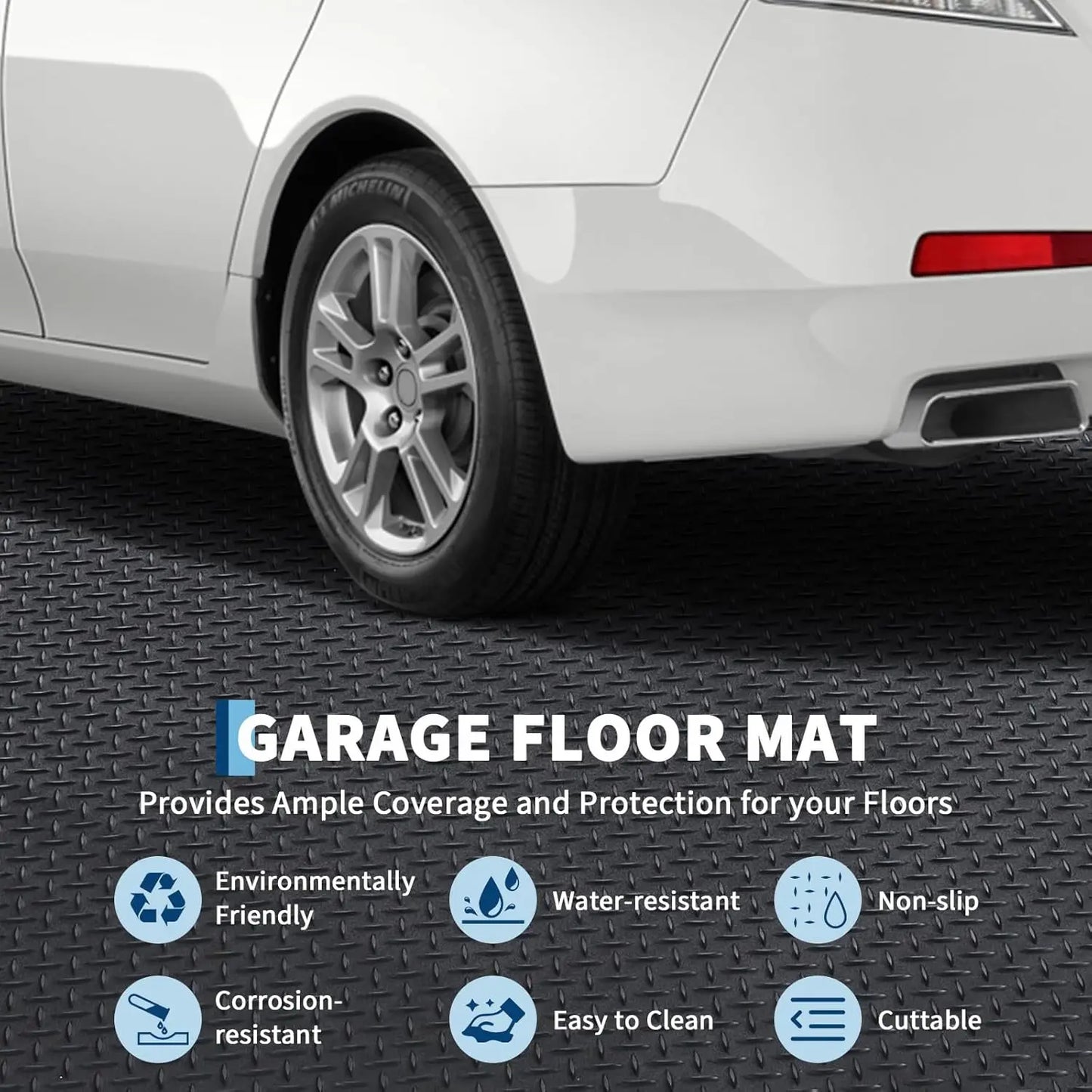 7.8 x 22 ft Garage Floor Mat