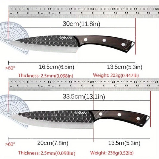 Chef Knife Set Forged Stainless Steel