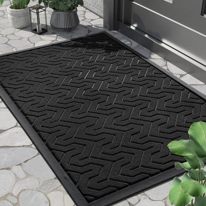 Large Door Mat 36x24, Waterproof Heavy Duty