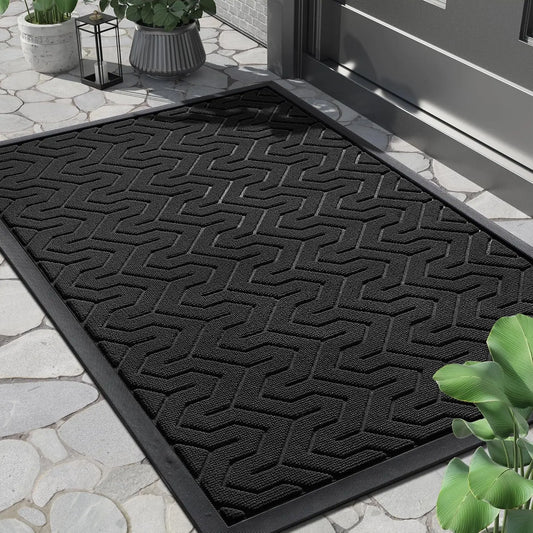 Large Door Mat 36x24, Waterproof Heavy Duty