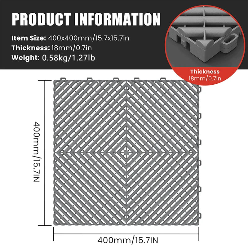 Interlocking Garage Floor Tiles