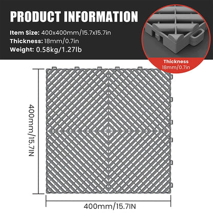 Interlocking Garage Floor Tiles