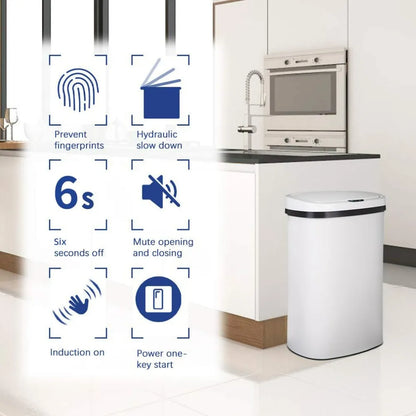 Trash Can with Automatic Lid