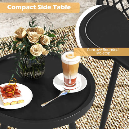 Heavy Duty Patio Bistro Set Table and 2 Chairs