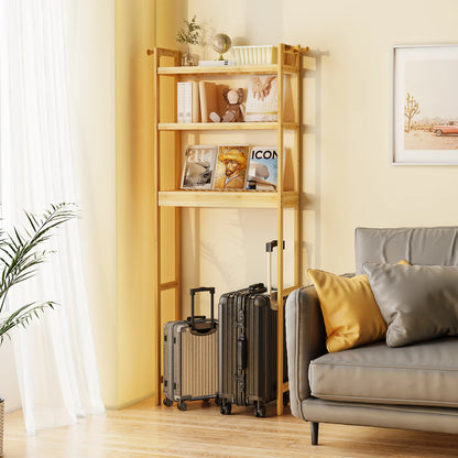Bamboo 3-Layer Height Adjustable Shelf
