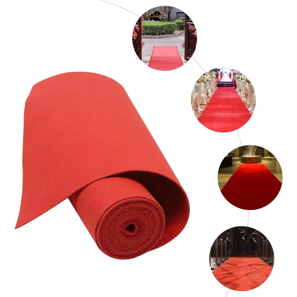 Red Outdoor Carpet Runner, Aisle Runner, Party Runner.