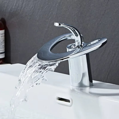 Waterfall Basin Faucet Deck Mounted