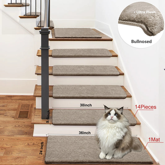 Bullnose Non-Slip Stair Treads