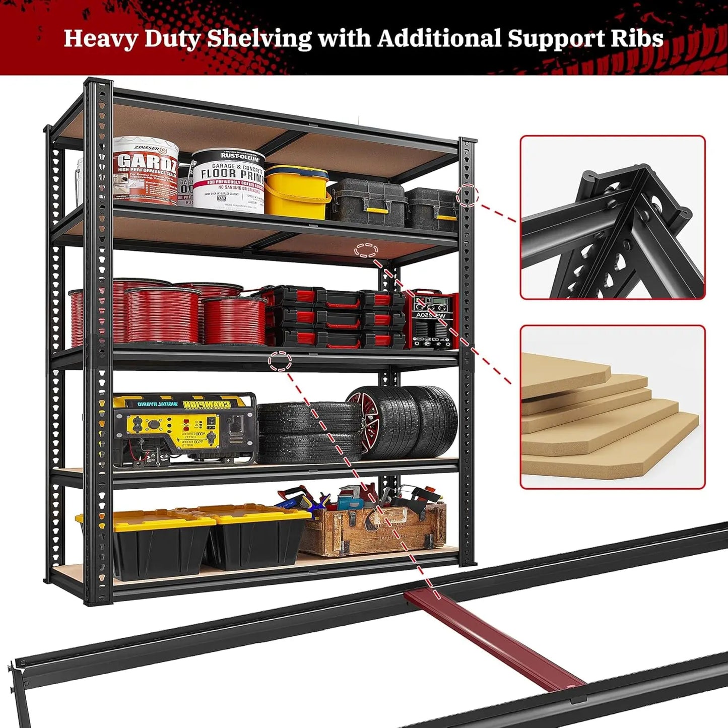 5 Tier Storage Shelves