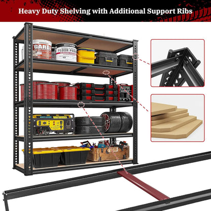 5 Tier Storage Shelves