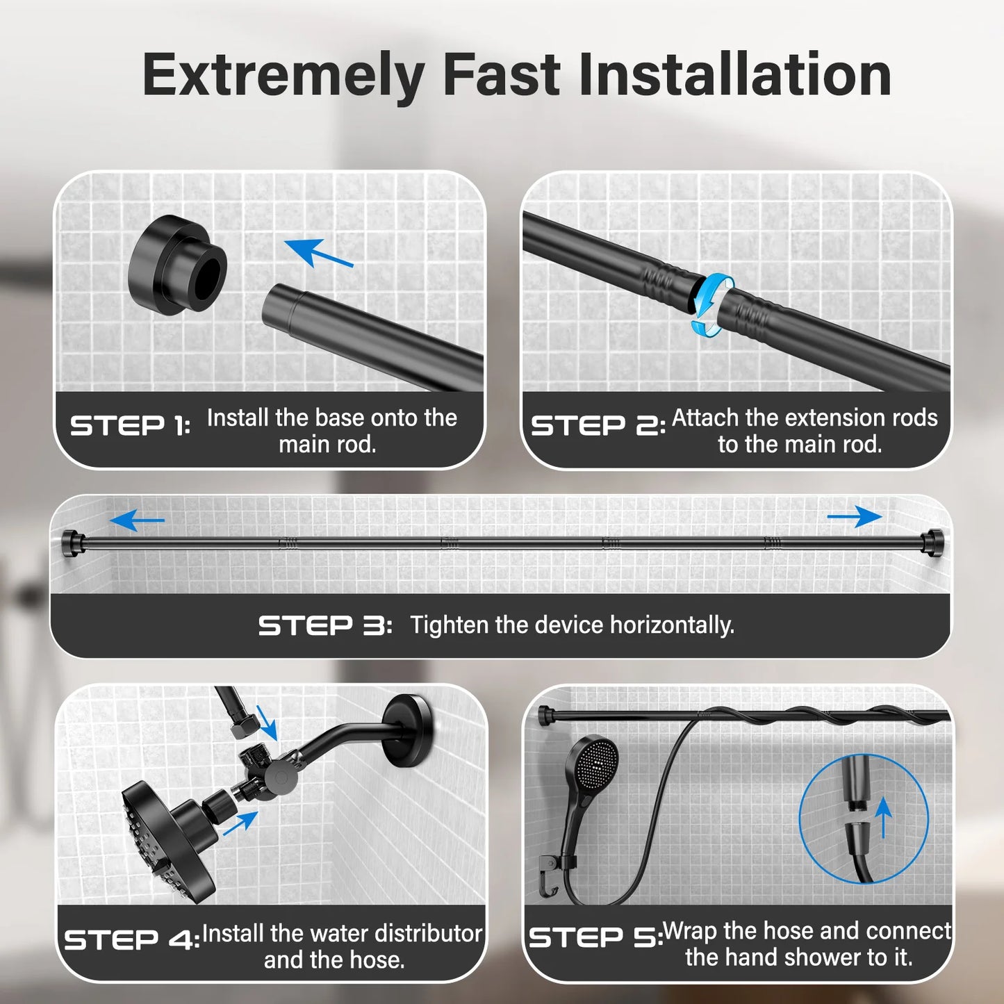 High Pressure Dual Shower Head