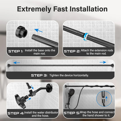 High Pressure Dual Shower Head
