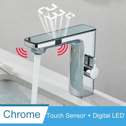 Faucets Touch Sensor Digital LED Temperature Display