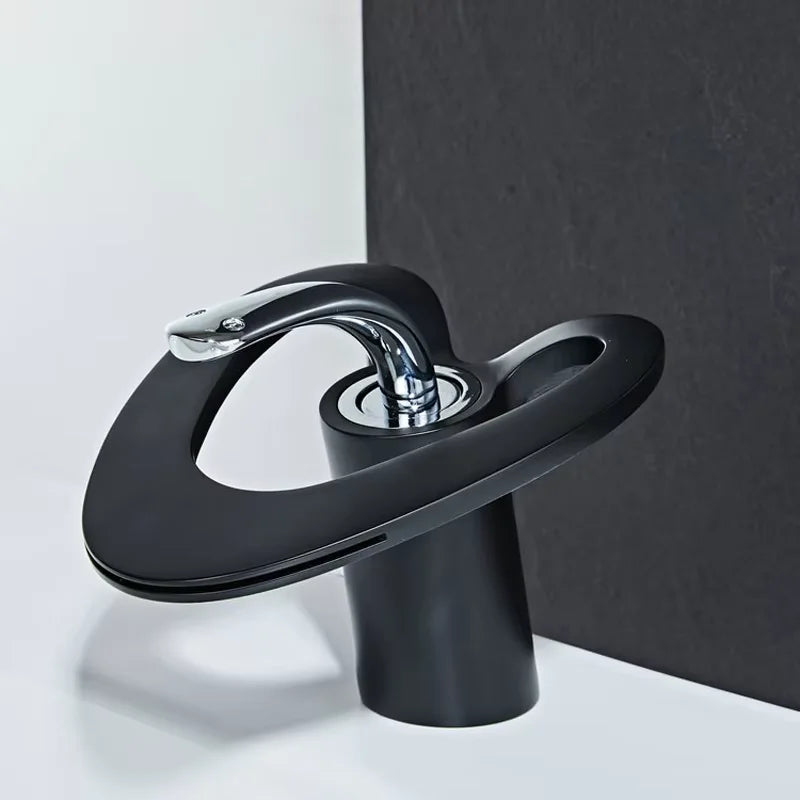 Waterfall Basin Faucet Deck Mounted